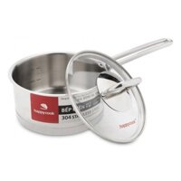 Quánh inox cao cấp 3 đáy nắp kiếng Happy Cook Novelty 16cm Q16-NV