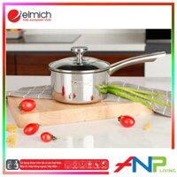 QUÁNH INOX ELMICH 2 LỚP CHỐNG DÍNH ĐÁY LIỀN TRI-MAX EL-3783 SIZE 14CM - Hàng Chính Hãng