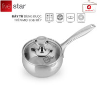 Quánh Inox Fivestar Plus 12cm 3 Lớp Liền Khối Cao Cấp Inox 304