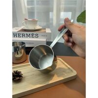 Quánh inox mini Chockmen 7,3cm 350ml dùng hâm trà, sữa, cafe hay đun chảy bơ, phô mai