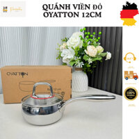 Quánh inox OYATTON 12cm, quánh 12cm, quánh inox 12cm, quánh nhỏ, quánh nấu cháo, quánh bột OYATTON