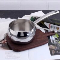 QUÁNH MINI NẤU BỘT CHO BÉ INOX CHOCKMEN - (MÃCKM15)