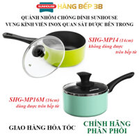 Quánh nhôm chống dính 14cm Sunhouse SHG-MP14 / 16cm Sunhouse SHG-MP16M