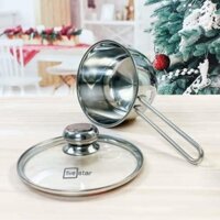 Quánh Nồi 16/18 cm Fivestar 3 Đáy Inox 304 Dùng Mọi Loại Bếp