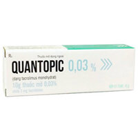 Quantopic 0.03%, điều trị bệnh chàm thể tạng (viêm da thể tạng)