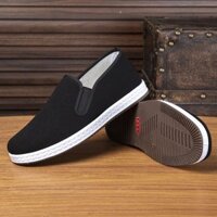 Quaoyiluo Giày Slip-On nam bền bỉ & sành điệu, Hoàn hảo để mặc hàng ngày, mũi tròn, lót thoáng khí, Size 39-44