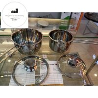 Quasnh inox Fivestar, nồi inox 14cm, 16cm chính hãng, quánh nấu bột cho bé, quánh nấu siêu tiện lợi