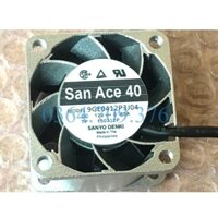 Quạt ✇ ₪ DC12V 0.65A mới 9ge0412p3j04 Sanyo 40*40*28mm hợp kim nhôm khung trục quạt Máy thổi khí