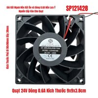 Quạt 24V Dòng 0.6A Kích Thước 9x9x3.8cm