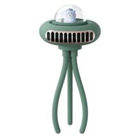 Quạt 3Life Kẹp Linh Hoạt Với 4 Tốc Độ Và Quạt Cầm Tay Có Thể Xoay Cho Xe Đẩy Em Bé Xe Đạp Hàng nhập khẩu - Green