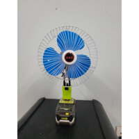 Quạt 8in dùng chân pin ryobi 18v