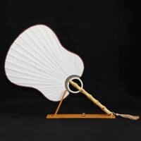 Quạt ba tiêu giấy cổ trang phụ kiện chụp ảnh handmade cosplay cầm tay độc đáo