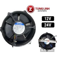 Quạt bãi ô tô nhật 12V/24V đường kính 17cm quạt điện ô tô (quạt ô tô) siêu mát - siêu bền