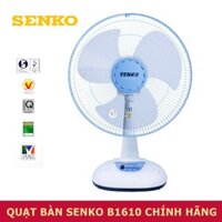 Quạt bàn B4 Senko B1612 /B1616 Nút Bấm và Nút Vặn (HÀNG CHÍNH HÃNG )