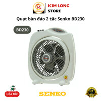 Quạt bàn đảo 2 tấc Senko cao cấp BD230 28W - quạt mini để bàn văn phòng để giường cắm điện - Màu ngẫu nhiên