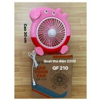 Quạt Bàn Hình Thú Cartoon QF206-QT205 Nguồn Điện 220v