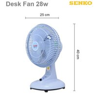 Quạt bàn Senko B102 sải cánh 20 cm