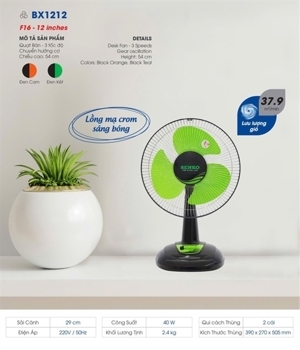Quạt bàn Senko BX1212