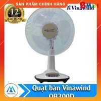 Quạt bàn Vinawind QB300-Đ sải cánh 300mm - Điện cơ thống nhất, Hàng chính hãng - Bảo hành 12 tháng  - BM