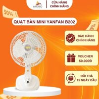 Quạt Bàn Yanfan B202 Nhỏ Gọn Công Suất 28W  Tiết Kiệm Điện- Làm Mát Hiệu Quả Cho Gia Đình