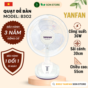 Quạt bàn Yanfan B302