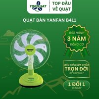 QUẠT BÀN YANFAN B411 47W | Quạt Để Bàn Sải Cánh 7 Lá Hoạt Động Êm, Bảo Hành 36 Tháng