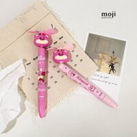 Quạt bút viết TS Gấu dâu Lotso rose flower