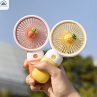 Quạt cầm tay cầm tay thiết kế trái cây dễ thương để sử dụng cho du lịch và văn phòng