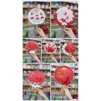 Quạt cầm tay chụp ảnh cưới áo dài cv003