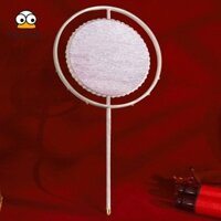 Quạt cầm tay DALAOHU, Quạt nhóm cô dâu hai mặt thủ công, Quạt cổ xưa Quạt cưới Trung Quốc Phong cách cổ điển Quạt trang trí DIY để biểu diễn khiêu vũ