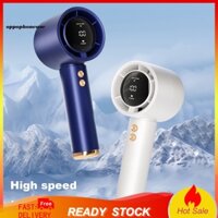 Quạt cầm tay di động oppophoneuse có màn hình kỹ thuật số Tốc độ gió có thể điều chỉnh Kích thước nhỏ gọn Di động Tiếng ồn thấp Quạt Mini nhẹ