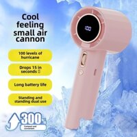 Quạt cầm tay GS5 thông minh, Quạt mini 100 cấp độ gió, Pin 4000mAh, Với thiết kế nhỏ gọn dễ dàng mang theo đi dã ngoại