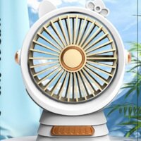 Quạt cầm tay hình các con vật, Quạt mini sạc điện usb tiện lợi, đi du lịch đi chơi, để bàn HMGD