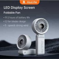 Quạt cầm tay JisuLife Life7 (3600mAh/ 5000mAh, gập 150°, 5 cấp độ gió, pin 12h)