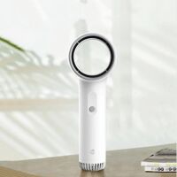 Quạt cầm tay mini an toàn cho mẹ & bé, đặc biệt quạt cầm tay không cánh quạt, thiết kế mới nhất của năm, chiếc quạt có 3 chế độ gió, chất liệu ABS