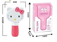 Quạt cầm tay mini hình hello kitty