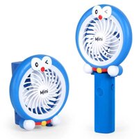 Quạt cầm tay mini hình thú có đèn led tròn xung quanh