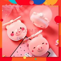 Quạt Cầm Tay Mini Hình Thú Đáng Yêu - 3 In 1 Kèm Đèn Led Và Gương Cao Cấp NO.HC