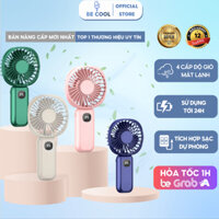 Quạt cầm tay mini HOKU tích hợp đèn pin và sạc dự phòng 3 trong 1 tiện lợi 4000mAh làm mát tức thì QCT03