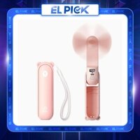 Quạt Cầm Tay Mini JISULIFE F8 tích hợp sạc dự phòng 2000mAh, đèn pin