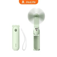 Quạt cầm tay mini JISULIFE F8 sạc cổng usb tích hợp đèn pin dung lượng 2000mah