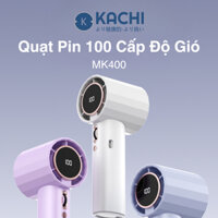 Quạt cầm tay mini Kachi MK400 pin khoẻ 100 cấp độ gió