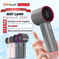 Quạt cầm tay mini METIS tích đện, động cơ turbo gió mạnh 16000 vòng/phút Pin 4000 mAh Sử Dụng 10H