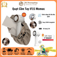 Quạt Cầm Tay Mini Momax IF15 Ultra Freeze 3.000mAh, Tích điện, Tạo Băng, 12.000 Vòng/Phút,