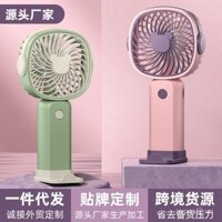 Quạt cầm tay mini nhỏ để bàn có chân đế, quạt điện cho sinh viên, quạt USB di động ngoài trời, quà tặng cá nhân