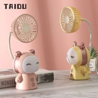 Quạt cầm tay mini sạc di động hoạt hình USB