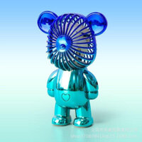 Quạt cầm tay mini sạc điện > quạt mini cầm tay cho học sinh- quạt tích điện mini sạc USB Handheld Fan nhỏ gọn, tiện lợi mẫu gấu