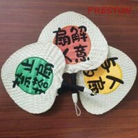 Quạt cầm tay PRESTON Lá cọ, Quạt dệt DIY thủ công, Quạt cầm tay hình trái tim tự nhiên sáng tạo Làm mát