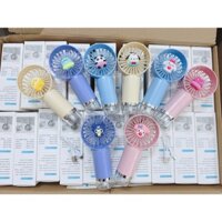 Quạt Cầm Tay, Quạt Điện Mini Phun Sương Mát Lạnh Nhỏ Không Tiếng Ồn,Quạt Phun Sương 3 Chế Độ