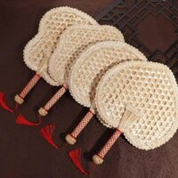 Quạt cầm tay, quạt nan tre, quạt ba tiêu cổ trang phong cách Trung Hoa thân thiện với môi trường